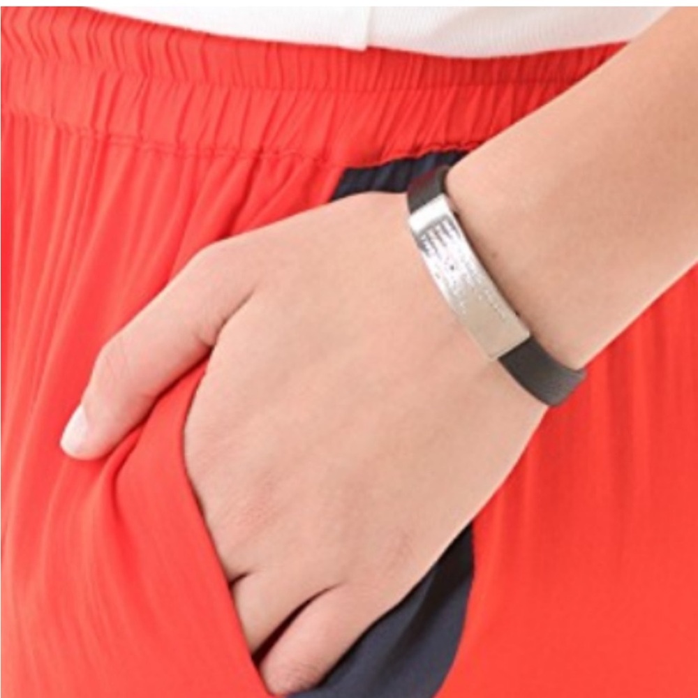 Marc by Marc Jacobs Black Leather Bracelet - Picture 6 of 7